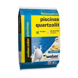 Oferta de Rejunte Color Piscinas 5Kg branco Quartzolit por R$134,9 em Tumelero