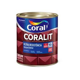 Oferta de Esmalte sintético acetinado Coralit Ultraresistência branco 3,6L Coral por R$145,51 em Tumelero