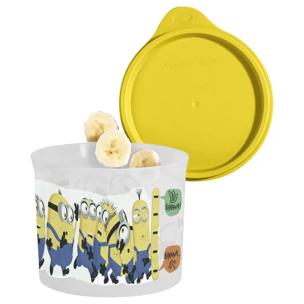 Oferta de Tupper Redondinha Minions Escala 500ml por R$63,9 em Tupperware