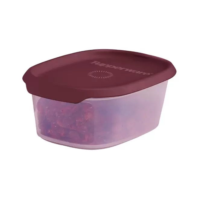 Oferta de Pote Hermético Touch Fresh Oval Tupperware 540ml Bordeaux por R$54,9 em Tupperware