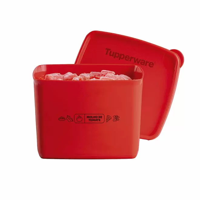 Oferta de Pote Hermético Jeitoso Tupperware 800ml Mix Molho de Tomate por R$65,9 em Tupperware