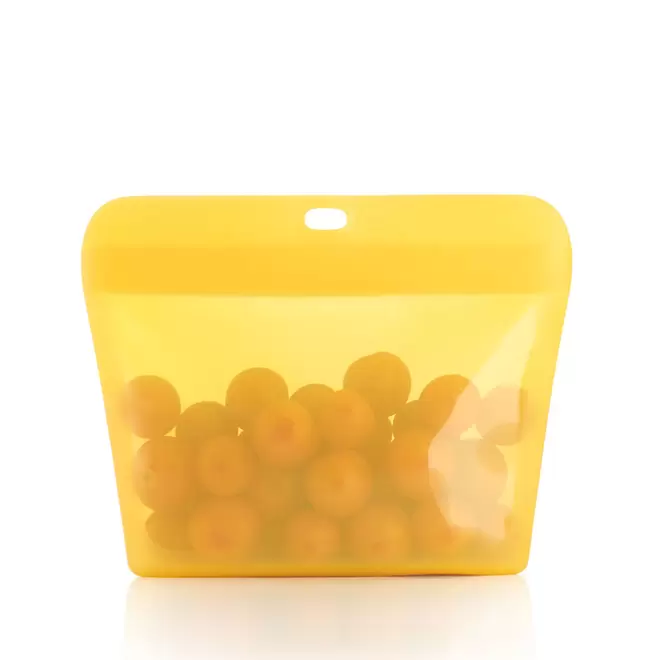 Oferta de Bolsa De Silicone Multiuso Ultimate Tupperware 500ml Amarelo por R$113,9 em Tupperware