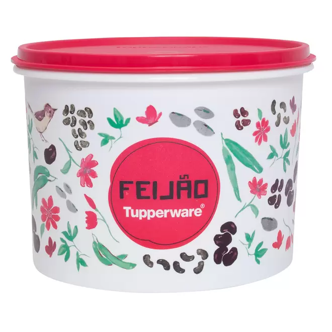 Oferta de Pote p/ alimentos Tupper Caixa  Feijão Tupperware2Kg Floral por R$96,9 em Tupperware