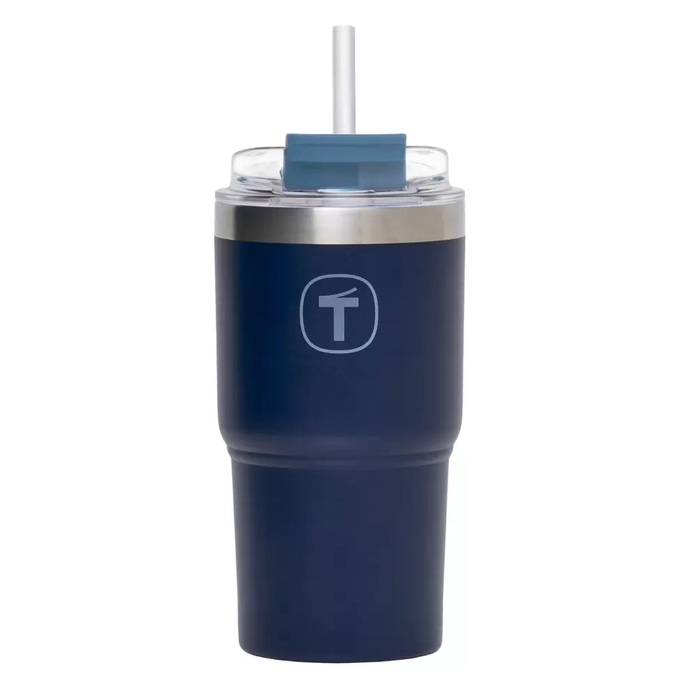 Oferta de Copo Térmico Big T Com Canudo Tupperware® 630Ml Mar Profundo por R$229,9 em Tupperware