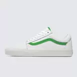 Oferta de Tênis Old Skool Leather White Green por R$549,99 em Vans