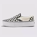 Oferta de Tênis Slip-On Plataforma Checkerboard Black White por R$449,99 em Vans