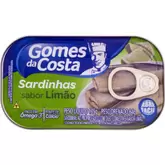 Oferta de Sardinha Gomes Da Costa No Limão 125g por R$4,79 em Veran Supermercados