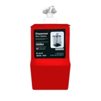 Oferta de Dispenser Slim para Detergente Vermelho Utility 500Ml por R$11,37 em Verona Supermercados