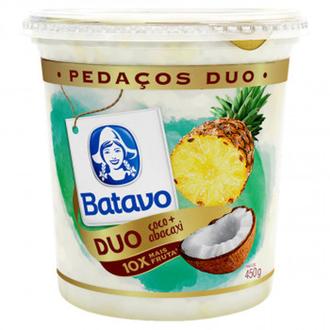 Oferta de Iogurte Integral Abacaxi E Coco Pedaços Duo Batavo 450g por R$10,13 em Verona Supermercados