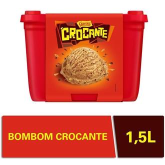 Oferta de Sorvete Crocante Garoto Pote 1,5L por R$22,67 em Verona Supermercados