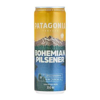 Oferta de Cerveja Puro Malte Bohemian Pilsener Patagonia Lata 350ml por R$5,49 em Violeta Supermercados