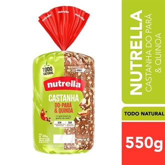 Oferta de Pão de Forma Castanha do Pará e Quinoa Nutrella 550G por R$15,39 em Violeta Supermercados