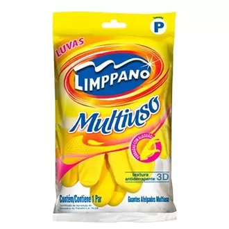 Oferta de Luva Multiuso Limppano Forrada Pequena Embalagem 1 Par por R$10,99 em Violeta Supermercados