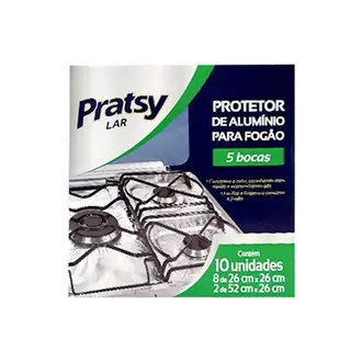 Oferta de Forra Fogão Pratsy 5 Bocas 10un por R$9,99 em Violeta Supermercados