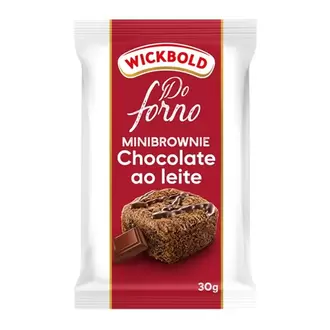 Oferta de Mini Brownie do Forno Sabor Chocolate Ao Leite Wickbold 30G por R$1,99 em Violeta Supermercados