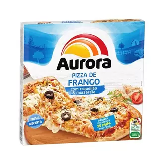 Oferta de Pizza de Frango Com Mussarela E Requeijão Aurora 460g por R$13,98 em Violeta Supermercados