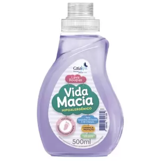 Oferta de Lava Roupas Líquido Vida Macia Bebê Embalagem 500ml por R$11,99 em Violeta Supermercados