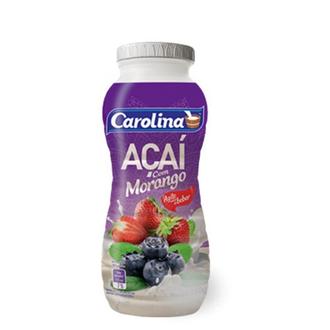 Oferta de Bebida Láctea Açaí com Morango Carolina 1,25kg por R$8,89 em X Supermercados