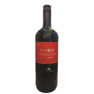 Oferta de Vinho Tinto Góes Tradição Suave Garrafa 1L por R$17,98 em X Supermercados