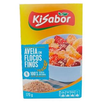 Oferta de Aveia em Flocos Finos Kisabor 170g por R$2,89 em X Supermercados