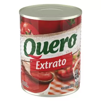 Oferta de Extrato de Tomate Quero Lata 350g por R$5,99 em X Supermercados