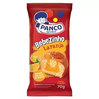 Oferta de Bolo Bebezinho de Laranja Panco 70g por R$3,56 em X Supermercados