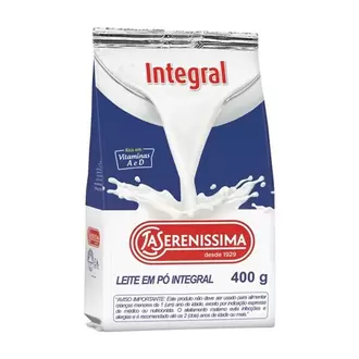 Oferta de Leite em Pó Integral La Sereníssima 400g por R$15,98 em X Supermercados