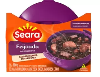 Oferta de Feijoada Congelada com Calabresa Seara 300g por R$16,99 em X Supermercados