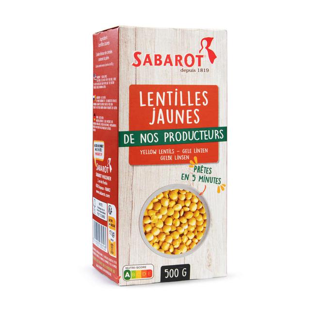 Oferta de Lentilha Amarela Francesa Sabarot 500g por R$32,99 em Zona Sul