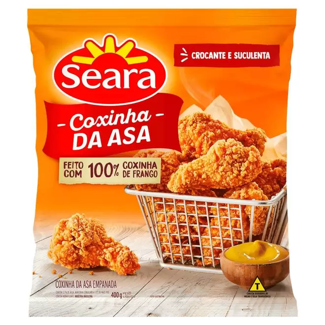 Oferta de Coxinha da Asa Seara 400g por R$17,99 em Zona Sul