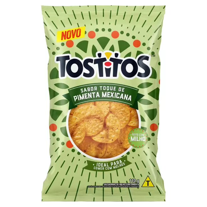 Oferta de Salgadinho de Milho Toque de Pimenta Mexicana Tostitos 110g por R$9,9 em Zona Sul