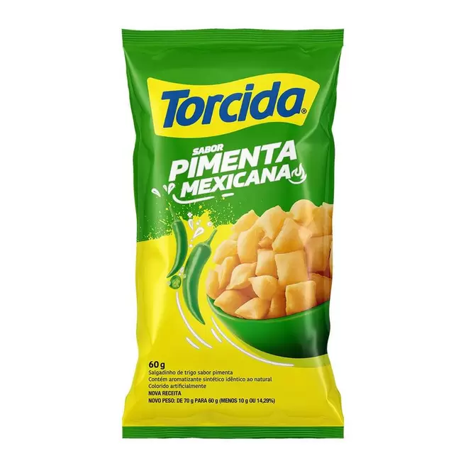 Oferta de Salgadinho Torcida Pimenta Mexicana 60g por R$2,49 em Zona Sul