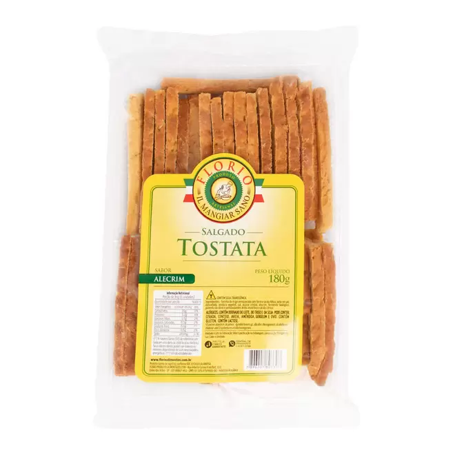 Oferta de Tostata Florio Alecrim Rosmarino 180g por R$19,95 em Zona Sul