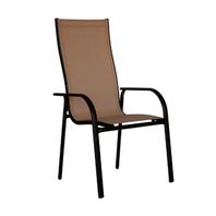 Oferta de Cadeira de Alumínio Modena 110x68cm Marrom Naterial por R$299,9 em Leroy Merlin