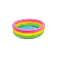 Oferta de Piscina Inflável Redonda 56 Litros Infantil Por do Sol por R$49,9 em Leroy Merlin