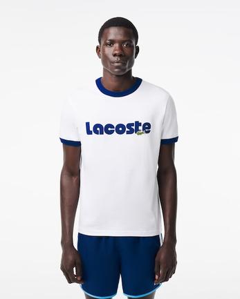 Oferta de Camiseta com estampa contrastante Lacoste por R$429 em Lacoste