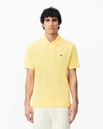 Oferta de Polo Clássico Fit L.12.12 em Piqué Original por R$289 em Lacoste