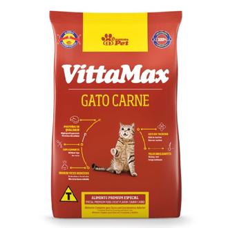 Oferta de Ração Vittamax Gato Carne Embalagem 1Kg por R$17,99 em Kanguru Supermercado
