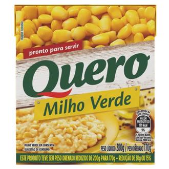 Oferta de Milho Verde em Conserva Quero 170G por R$4,99 em Kanguru Supermercado