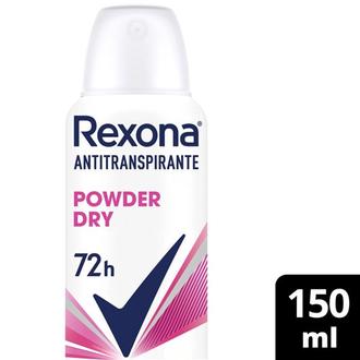 Oferta de Desodorante Feminino Powder Dry Rexona 150Ml por R$15,99 em Kanguru Supermercado
