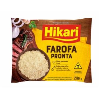 Oferta de Farofa Pronta Temperada Hikari 200G por R$3,49 em Kanguru Supermercado