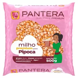 Oferta de Milho para Pipoca Premium Pantera 500G por R$3,99 em Kanguru Supermercado