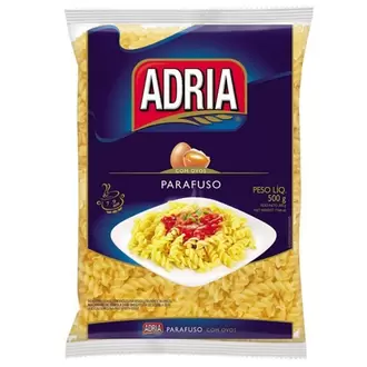 Oferta de Macarrão com Ovos Parafuso Adria 500g por R$3,73 em Kanguru Supermercado