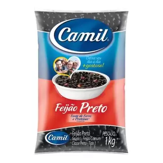 Oferta de Feijão Preto Tipo 1 Camil 1kg por R$8,99 em Kanguru Supermercado