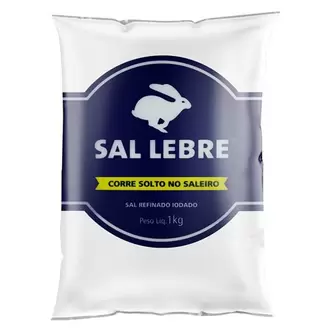 Oferta de Sal Refinado Lebre 1kg por R$3,19 em Kanguru Supermercado