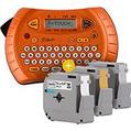 Oferta de Rotulador eletrônico laranja com 3 fitas PT70BP Brother - CX 1 UN por R$299 em Kalunga