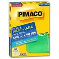 Oferta de Etiqueta ink-jet/laser Carta 12,7x44,4 6187 Pimaco PT 8000 UN por R$80 em Kalunga