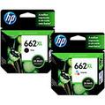 Oferta de Cartucho HP 662XL Preto Original (CZ105AB) + Cartucho HP 662... por R$297,8 em Kalunga