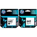 Oferta de Cartucho HP 662 preto Original (CZ103AB) + Cartucho HP 662 c... por R$140,8 em Kalunga