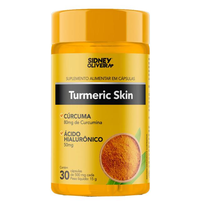 Oferta de Cúrcuma + Ácido Hialurônico Turmeric Skin 30 Cápsulas Sidney Oliveira Jequiti por R$50,9 em Jequiti